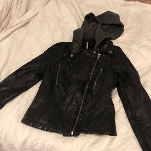 Free People Leather Jacket